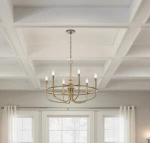 Upgrade Ceilings with Crown Moulding, Coffered Ceilings, or Contrast Paint